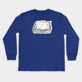 Briggs Stadium Kids Long Sleeve T-Shirt